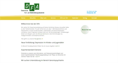 Desktop Screenshot of dfa-hamburg.de